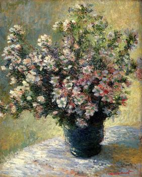 Claude Oscar Monet : Vase Of Flowers